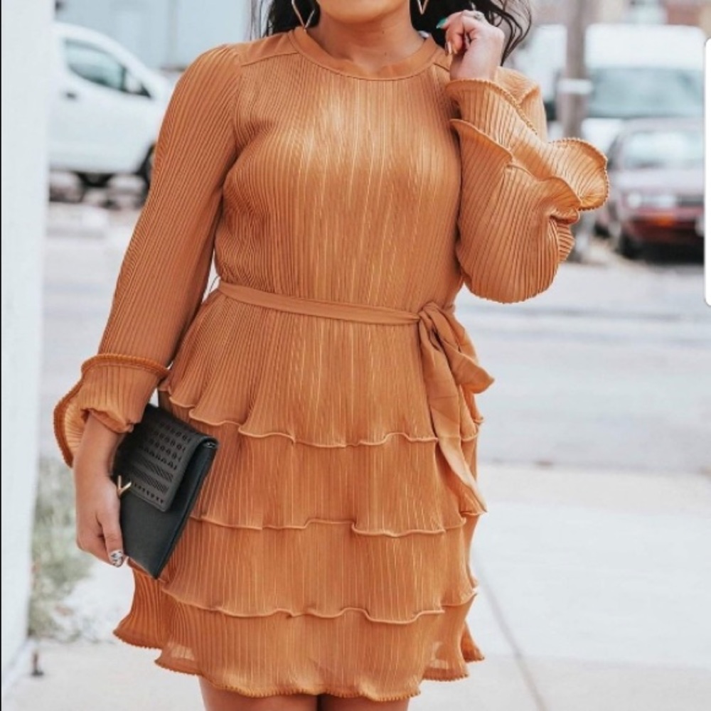 Orange dress